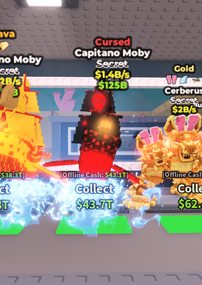 #ad Cursed Capitano Moby $1.4B s｜Steal A Brainrot｜FAST DELIVERY GBP 8.00