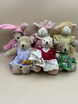 Lot of 6 Muffy Vanderbears   With Tags (Except Three)   Mixed Condition