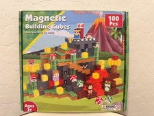 Magnetic Building Cubes Build your own 3D World 100pc