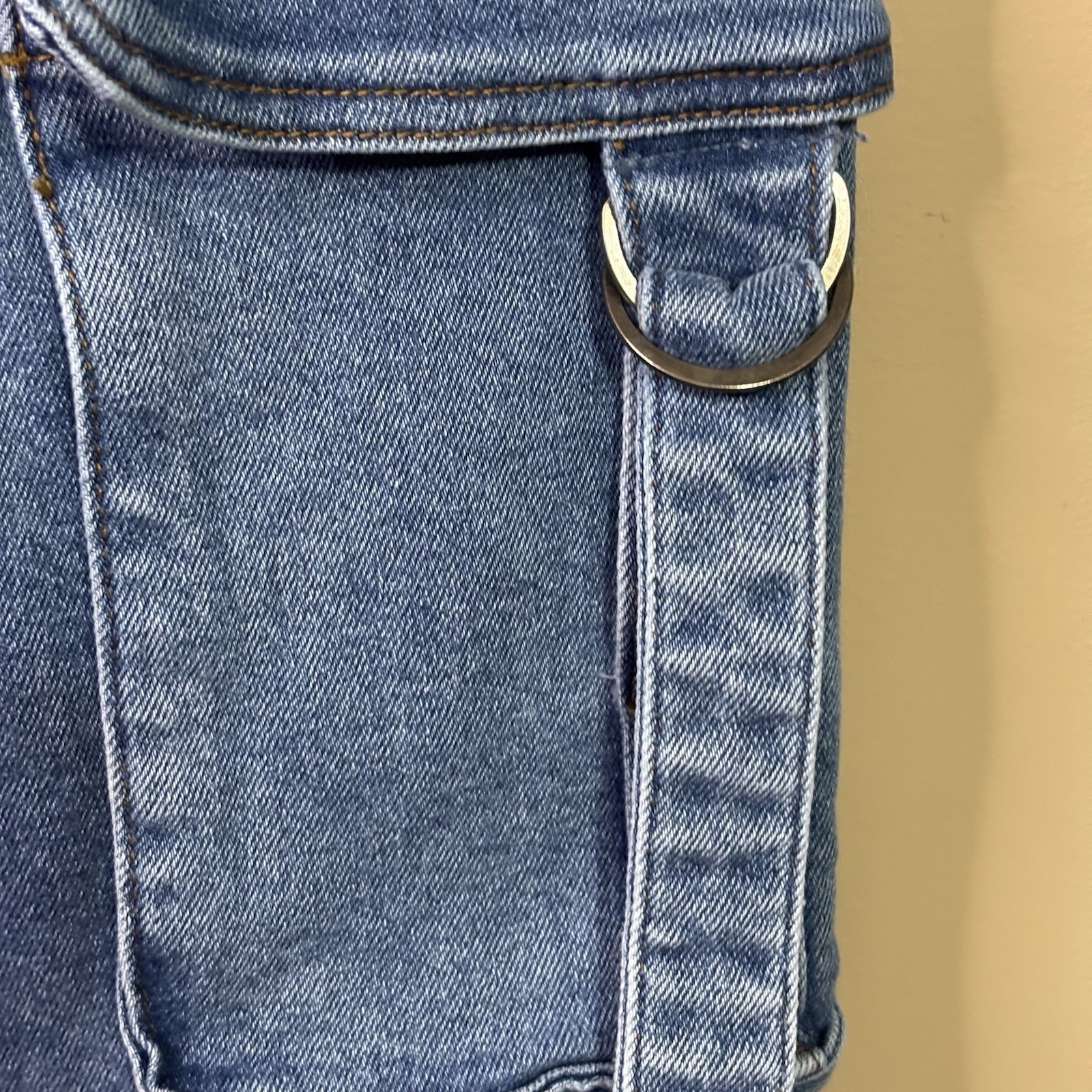 Fashion Nova Baggy Cargo Pants Y2K  Jeans Grunge Women Size 15 image 10