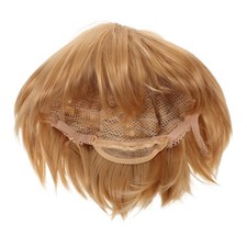 Men Short Wig: Fluffy Synthetic Hair For Halloween Cosplay - Heat Resistant