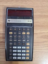 Texas Instruments Model No. SR-52 Calculator And Misc Paperwork