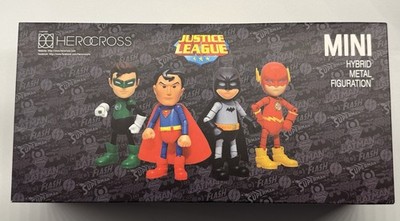 Herocross Justice League Mini Hybrid Metal Actionfiguren 4er Pack Set