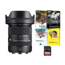 Sigma 18-50mm F2.8 DC DN Contemporary Lens Fujifilm X-Mount Bundle