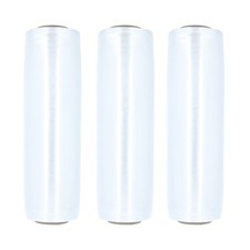4 Rolls Hand Stretch Plastic Film Shrink Pallet Wrap 17" X 1476' Heavy Duty