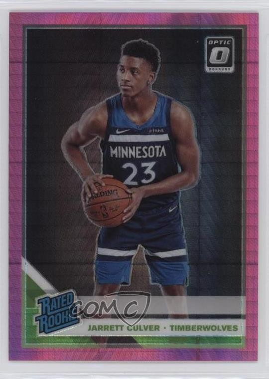 2019 Panini Donruss Optic Rated Pink Hyper Prizm Jarrett Culver #160 Rookie RC