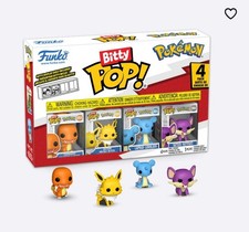 Funko Bitty POP! Pokemon Charmander Jolteon Lapras Rattata 4-Pack New