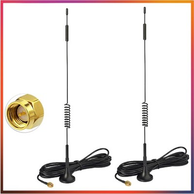 2-er Set MIMO 4G LTE Antennen mit SMA-Stecker   Magnetfuß für  Empfang
