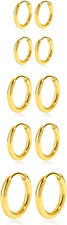 Hypoallergenic Surgical Steel Earrings Sets for Sensitive Ears Lightweight Small