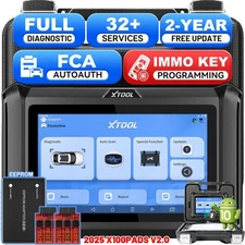 USED XTOOL X100 PAD S V2.0 IMMO key Programmer Full System Diagnostic 32+Service