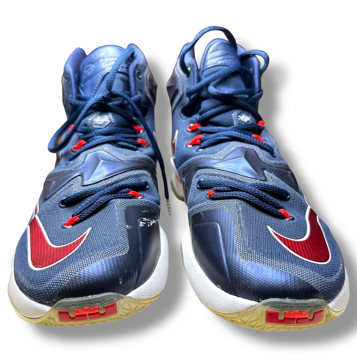 Nike LeBron 12 USA Independence Day 707219-461‎ Men Size 9 Navy Red White Nike LeBron 12 USA Independence Day 707219-461 Men Size 9  main image 2