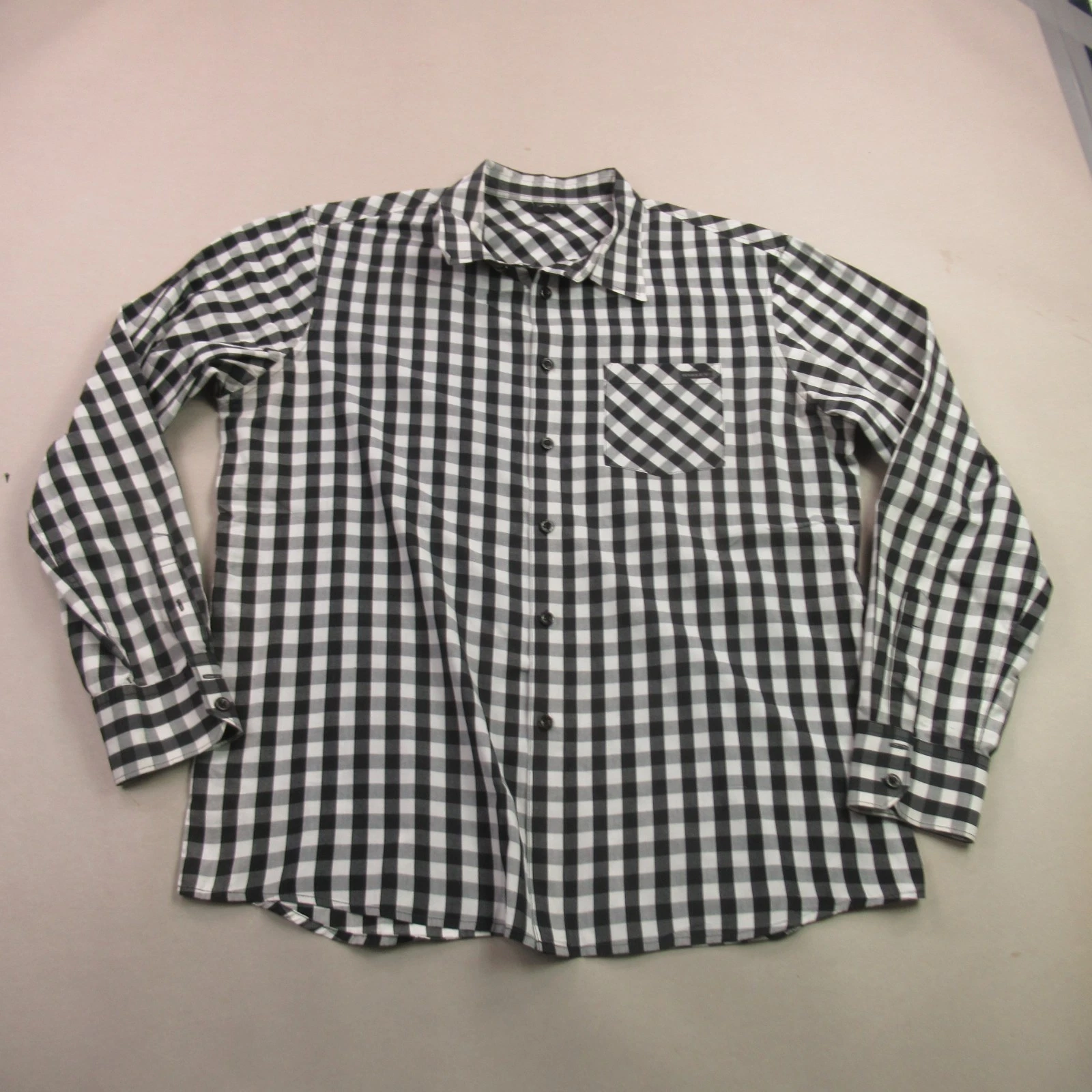 Oakley Mens Shirt XL Long Sleeve Button Front Pocket Casual Outdoors Checks