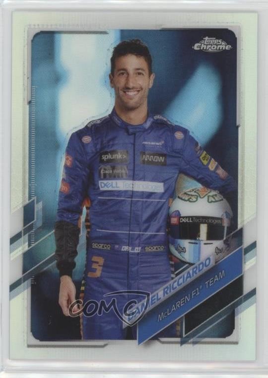 2021 Topps Chrome Formula 1 F1 Racers Refractor Daniel Ricciardo #5 0f5t