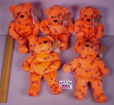 1999 Salvino's Bammers 5 Muhammad Ali Beanie Bean Bag Bears NOS Plush Toys