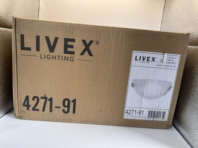 Livex Lighting 4271-91home Basics 1 Light  Brushed Nickel Wall Sconce
