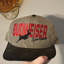 Vintage 1996 Budweiser Sportsman Hat made in USA