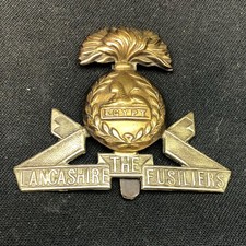 Lancashire Fusiliers - Original WW2 British Army Cap Badge
