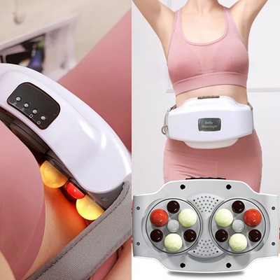 Stomach Massager, Bian Shi Hot Compress Abdominal Massager, Charging Device