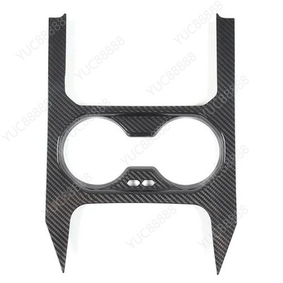 Dry Carbon Fiber Car Center Console Water CupTrim For BMW 5 Series G60 2024-2026