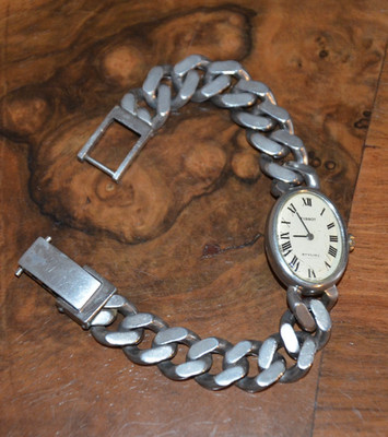Vintage elegante schweizer Tissot Damen Uhr ca. 1960 Armbanduhr silberfarben