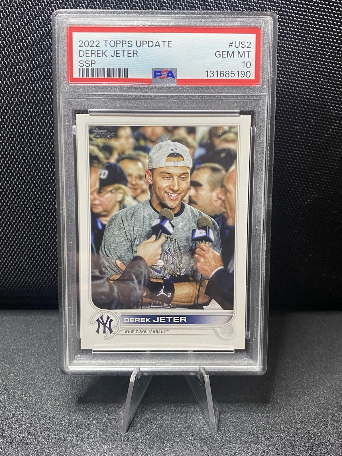 2022 Topps Update Derek Jeter Ssp PSA 10 Yankees Image Variation US2