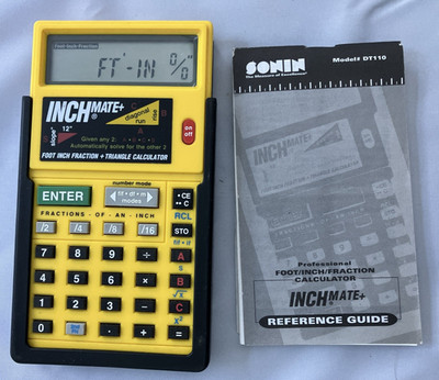 Sonin Inch Mate Scientific Calculator Model DT110 Construction Tested Works