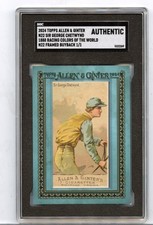 2024 Topps Allen & Ginter Sir George Chetwynd 1/1 Framed Buyback SGC Graded 1888