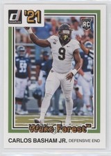 2021 Panini Chronicles Draft Picks Donruss Retro Orange Carlos Basham Jr #31 0r5