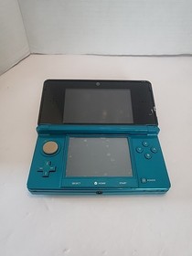 Nintendo 3DS Handheld Video Game Console - Aqua Blue CTR-001 (USA)  Tested Works