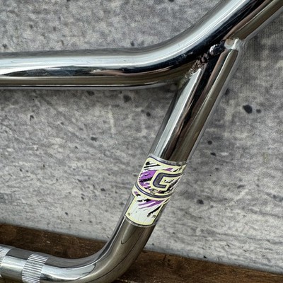 Vintage GT Performer BMX Handlebars Freestyle Chrome Steel Old