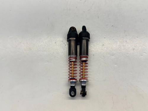 2x Custom Used Traxxas Aluminum Big Bore Shocks & Springs Set Crawler 0423