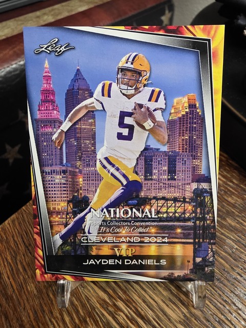 Jayden Daniels - 2024 Leaf #VP-1 National Sports Collectors Convention VIP