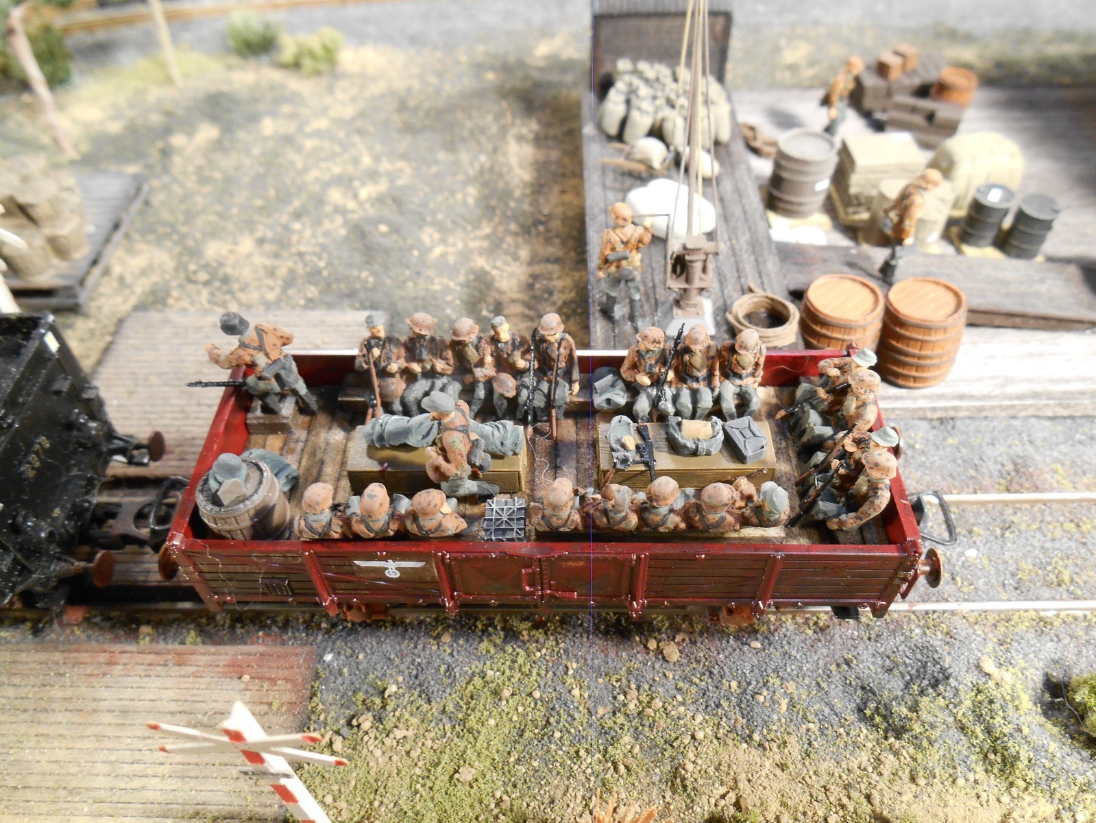 HO Roco Minitank 6th Panzer Army Infantry Car A2189 Custom Hand Painted