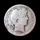 1894 S Barber Half Dollar Silver Coin
