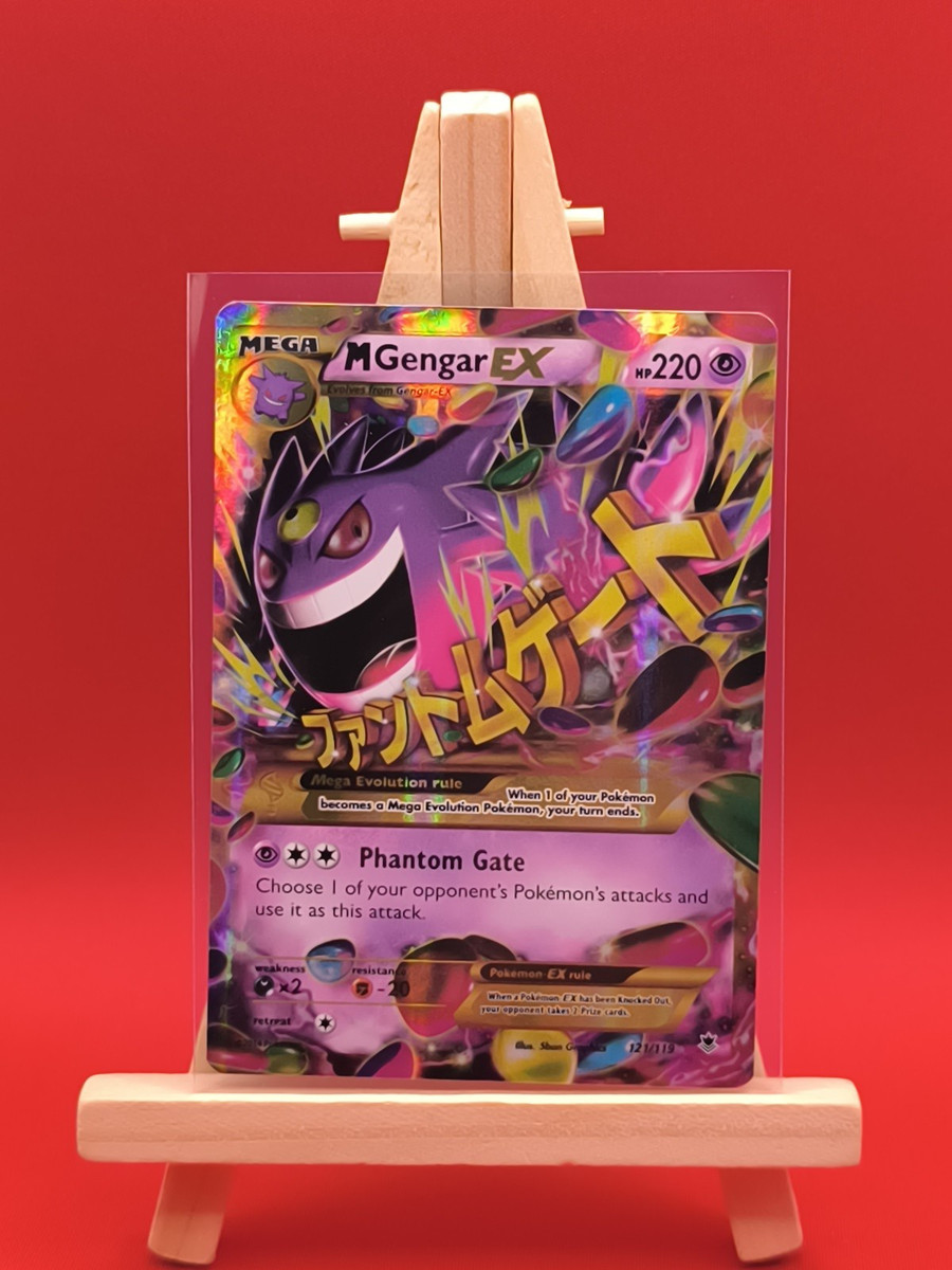 M Mega Gengar EX 121/119 Phantom Forces Gold Ultra Secret M Mega Gengar EX 121/119 Phantom Forces Gold Ultra Secret