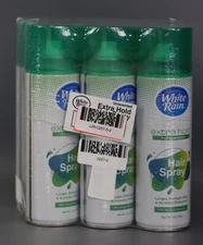 White Rain Hairspray  Extra Hold  Unscented  7 Oz ( Pack of 6 )