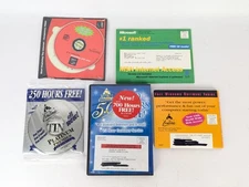 Vintage NEW America Online Disc 2.0 5.0 AOL Juno MSN Software Mixed Lot of 5