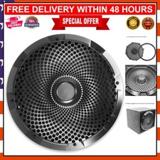 Stylish 12-Inch Subwoofer Grille with Strong Steel Mesh - Ideal for Audio Lovers