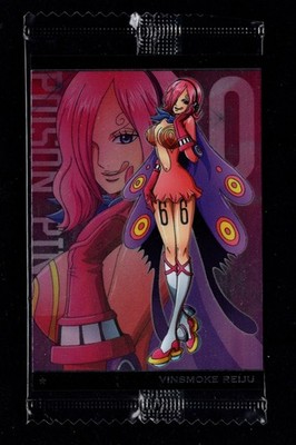 One Piece Vinsmoke Reiju Visual Card Sealed Bandai Japan