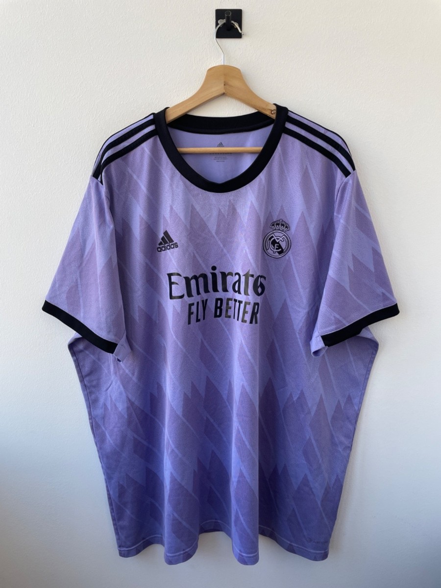 REAL MADRID AWAY 2022/2023 SHIRT JERSEY CAMISETA FOOTBALL ADIDAS