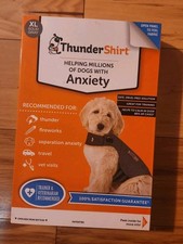 ThunderShirt Classic Anxiety  Calming Vest for Dogs, Heather Grey, XL