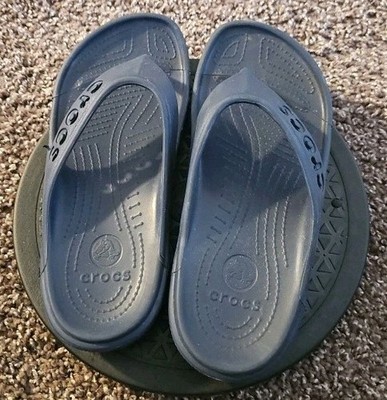 Crocs Baya II Flip Flops in Navy Blue M5/W7