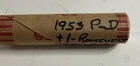 1 -1953 Wheat Cent Roll - ALL 1953 P/D - W/silver Roosevelt “S”  end VG to FN