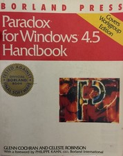 Paradox for Windows 4.5 Handbook Borland Bantam 