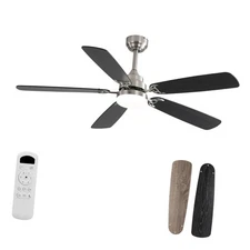 Versatile 52-Inch Ceiling Fan with , Multi-Function Remote, Quiet DC Motor &