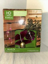 Hd Designs Solar Mobile Butterfly With Bells