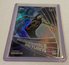 Roman Reigns 2025 Topps WWE Universe Remarkable Returns (#RRE-6)
