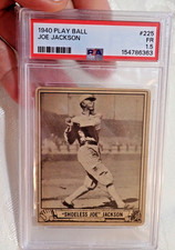 1940 PLAY BALL #225 JOE JACKSON PSA FR  1.5 CHICAGO WHITE SOX