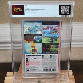 Zelda Tears of the Kingdom Nintendo Switch PSA 10 A++ 1st Print CGC VGA WATA