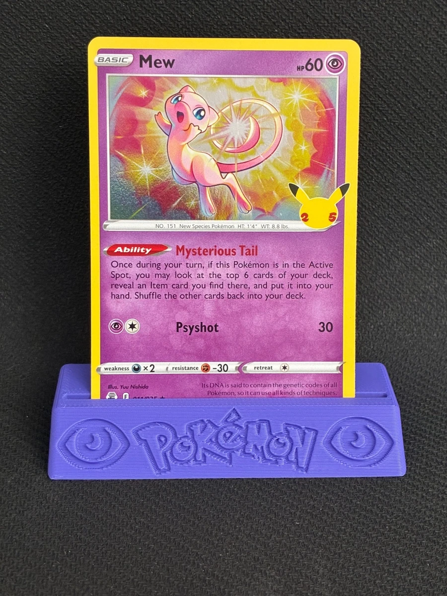 Mew Pokémon TCG Psychic Rare Individual Collectible Card Game